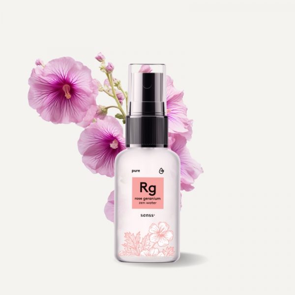senss rose geranium zen water